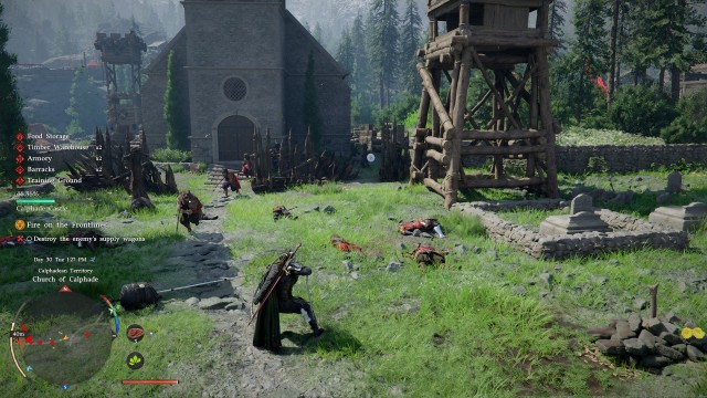 Destroy the enemy's supply wagons