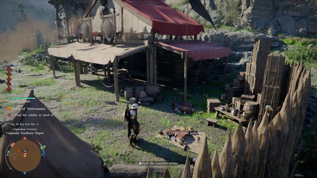 Find the soldier in need of help