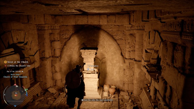 Obtain the church's relic