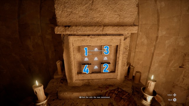 Obtain the church's relic