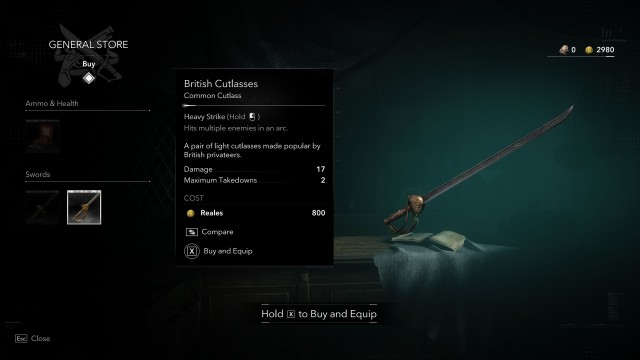 Buy the British cutlasses