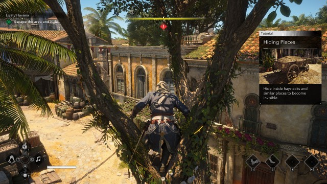 Escape the area and hide