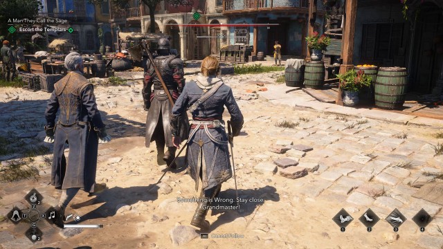 Escort the Templars