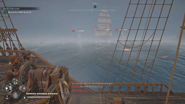 Board the HMS Burford
