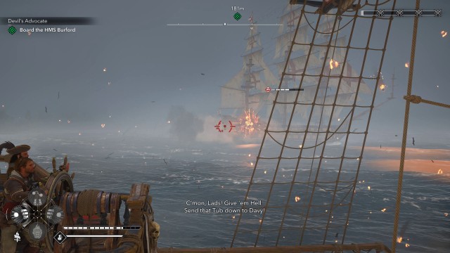 Board the HMS Burford