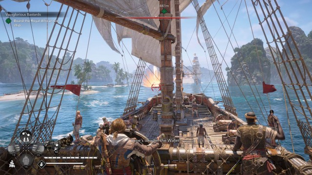 Board the Royal African Co. ship