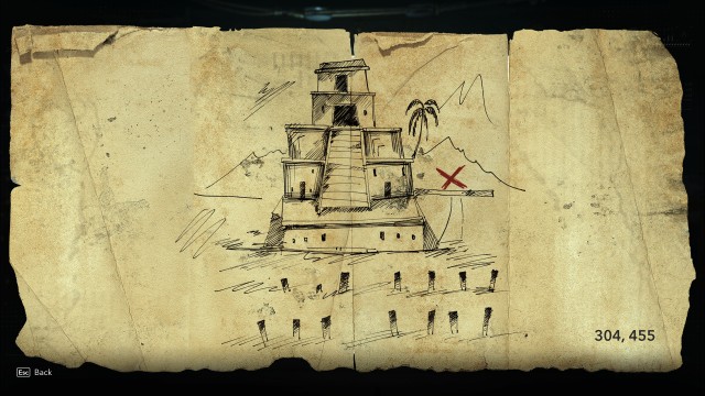 Cumberland Bay Treasure Map - Pinos Isle