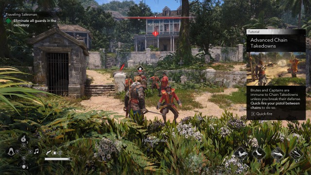 Eliminate all guards in the cemetery