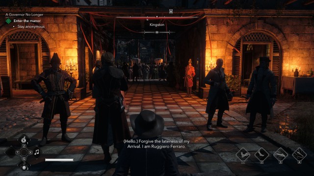 Enter the manor