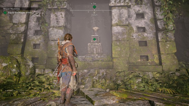 Equip the Mayan armor