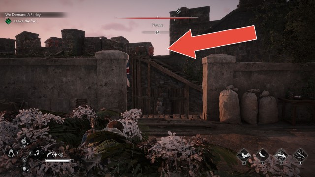Leave the fort