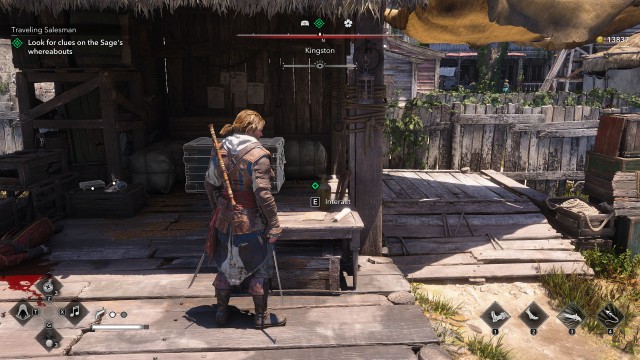 Look for clues on the Sage's whereabouts