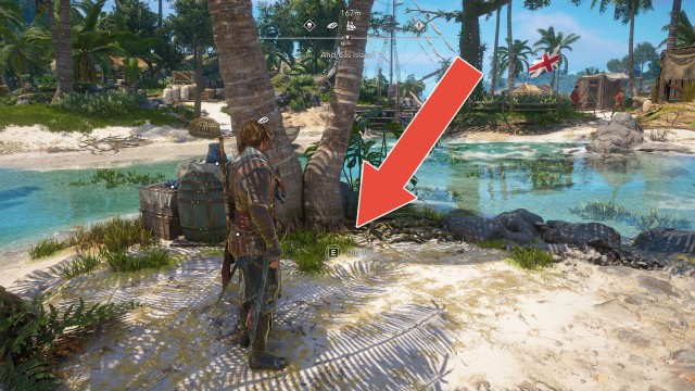 Mariguana Island Treasure Map - Andreas Island (Treasure)