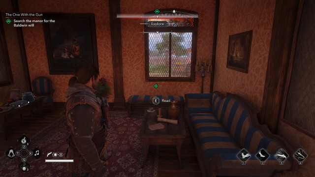 Search the manor for Baldwin will