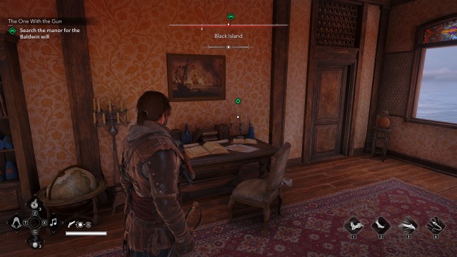 Search the manor for Baldwin will