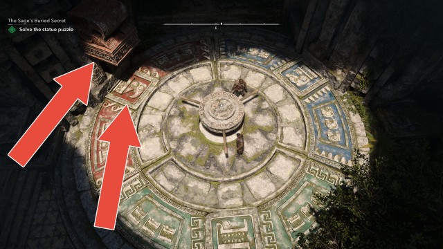 Solve the statue puzzle