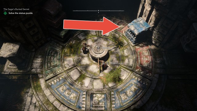 Solve the statue puzzle