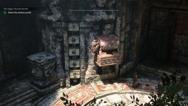 Solve the statue puzzle