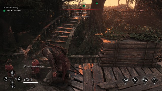 Tail the soldiers