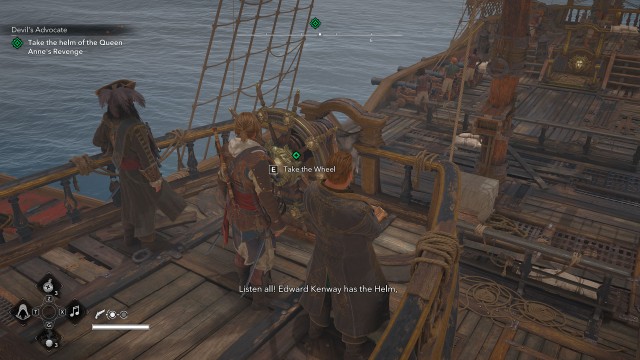 Take the helm of the Queen Anne's Revenge