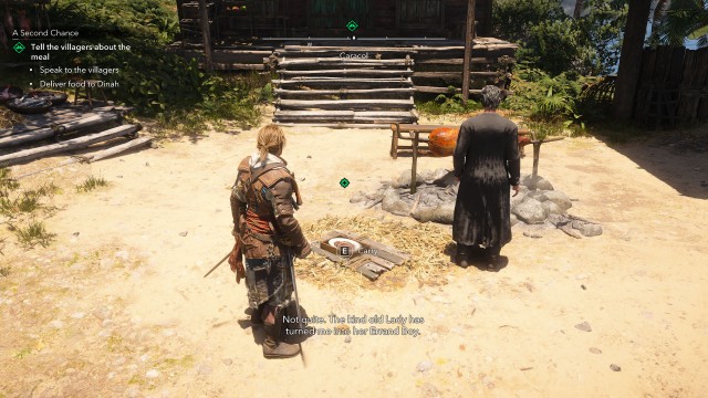 Tell the villagers about the meal