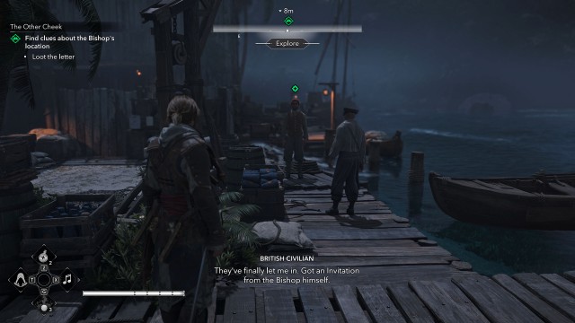 Find clues about the Bishop's location