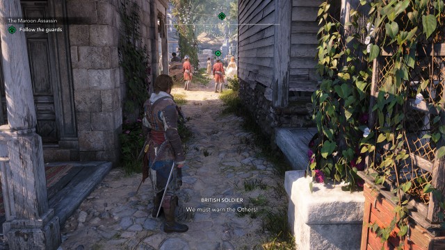 Follow the guards