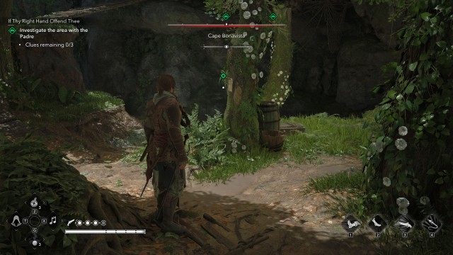 Investigate the area with the Padre