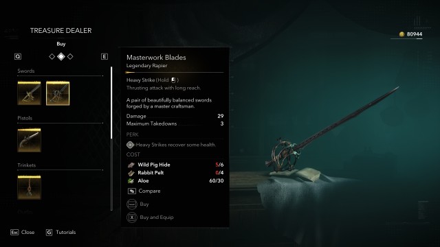 Masterwork Blades