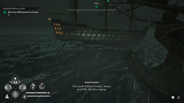 Ram the HMS Ipswitch to board it