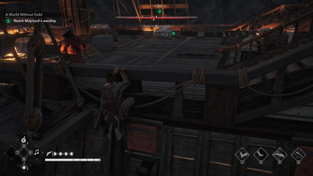Reach Maynard's warship