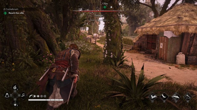Reach the villa