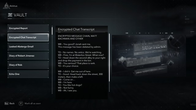 Vault Entries