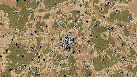 Vale Sangora, The Blood of Dawnwalker Map