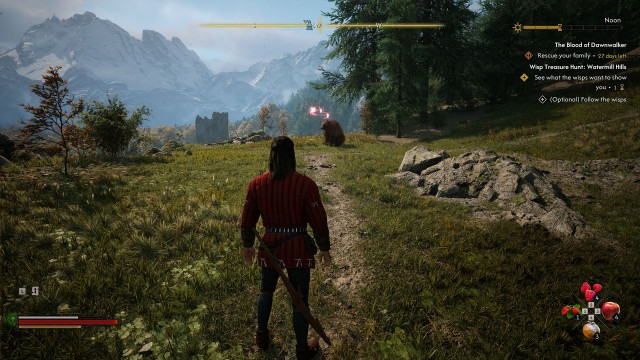 (Optional) Follow the wisps