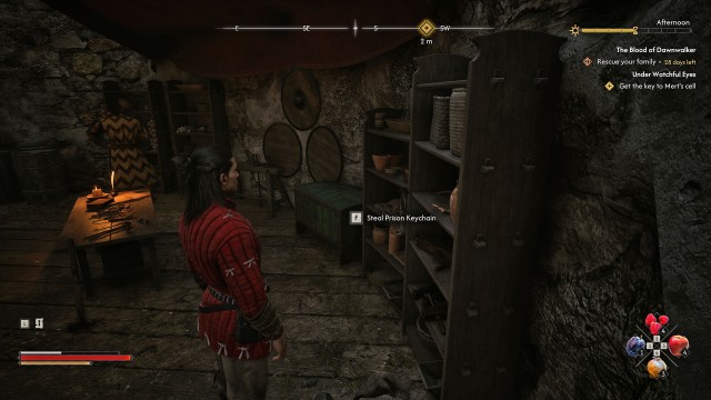 Get the key to Mert's cell
