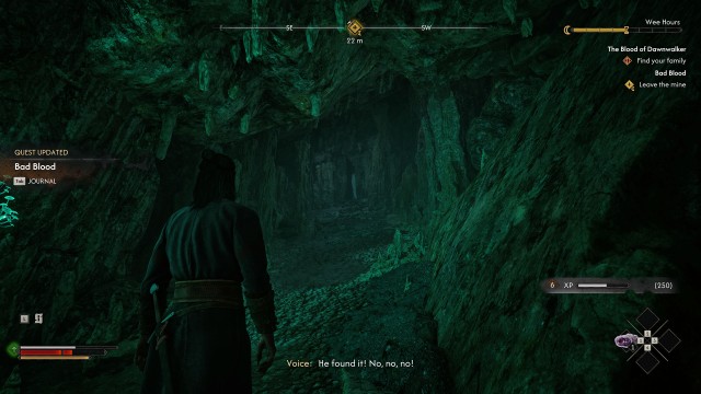 Leave the mine