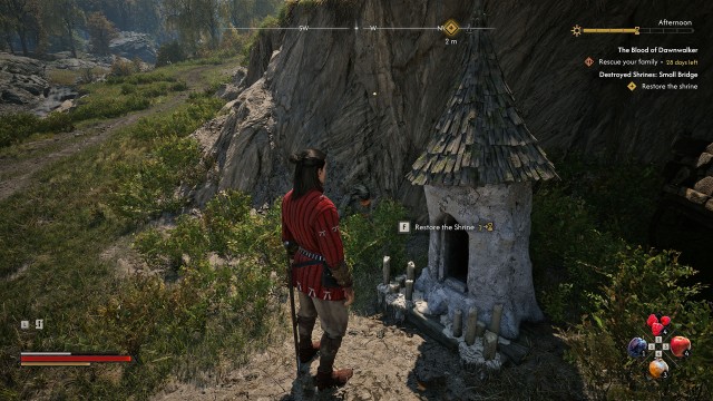 Restore the shrine (1 Time Segment)