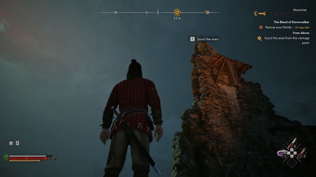 Scout the area from the vantage point