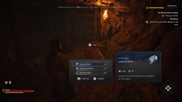 Search for your father deeper in the mine (1 Time Segment)