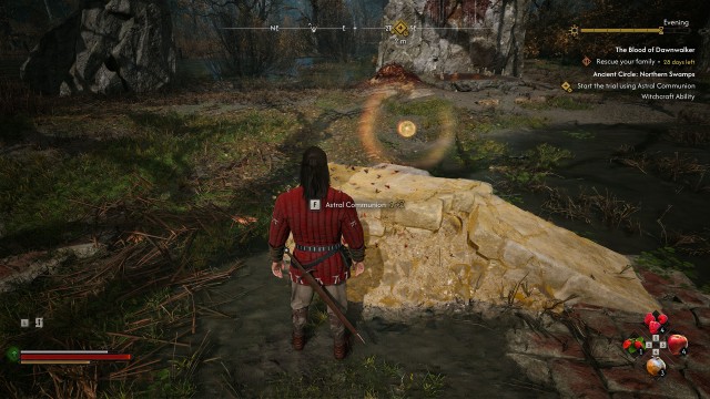 Start the trial using Astral Communion Witchcraft Ability (1 Time Segment)