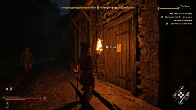 Check the house entrance