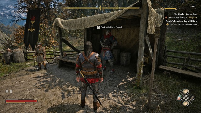 Defeat Blood Guard recruiters