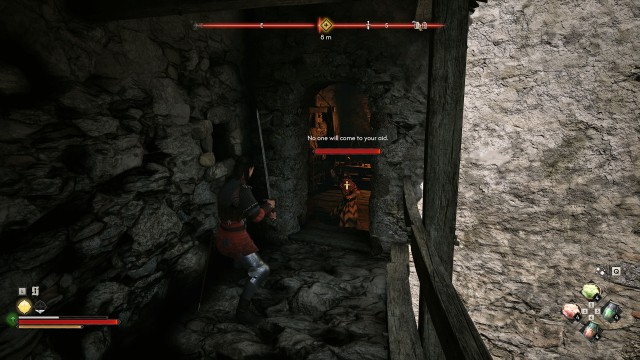Defeat the guards