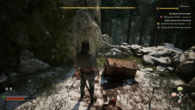(Optional) Get to the wisp treasure