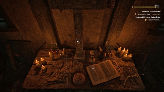 Inspect the shrine (1 Time Segment)