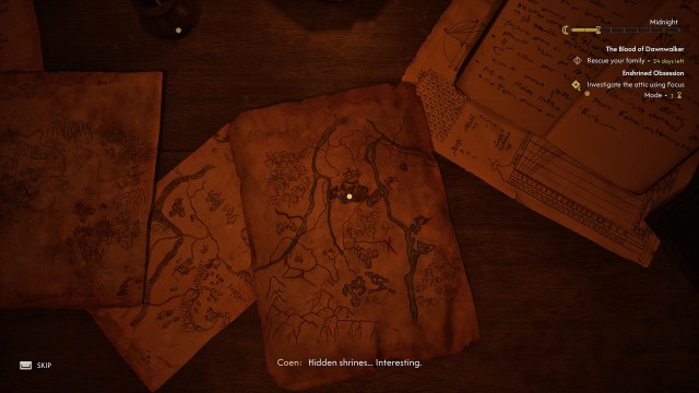 Investigate the attic using Focus Mode