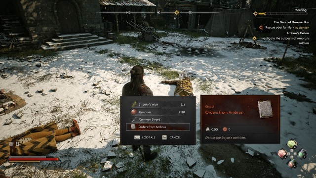 Investigate the outposts of Ambrus's soldiers