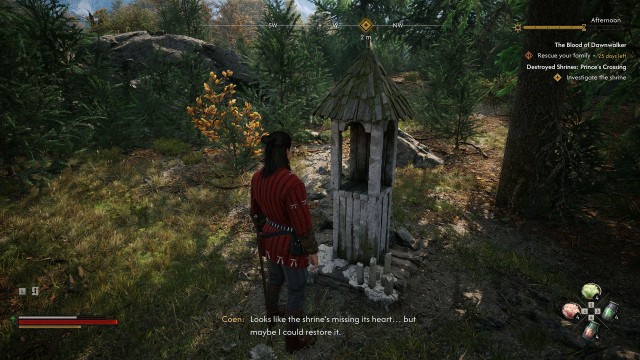 Investigate the shrine