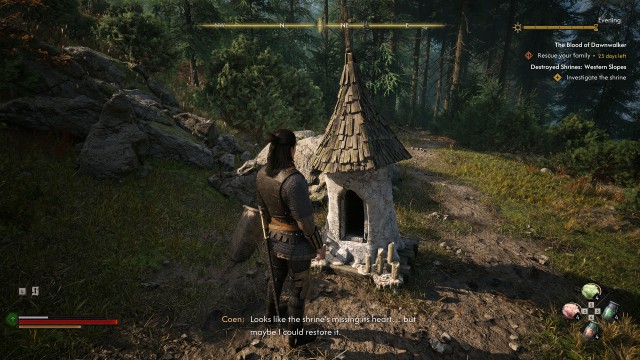 Investigate the shrine